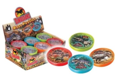 Retro Kinder Party Strumpffüller Geschenk Dino Dinosaurier Labyrinth Puzzle 65609