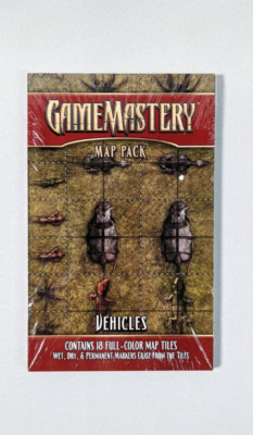 GameMastery Map Pack: Vehicles Pathfinder RPG D&D Cards Shrink Paizo PZO4040 NEW
