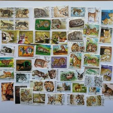 Product Image: Big/Wild Cats Stamps Collection - 50 to 200 Different Stamps - Lions, Tigers etc