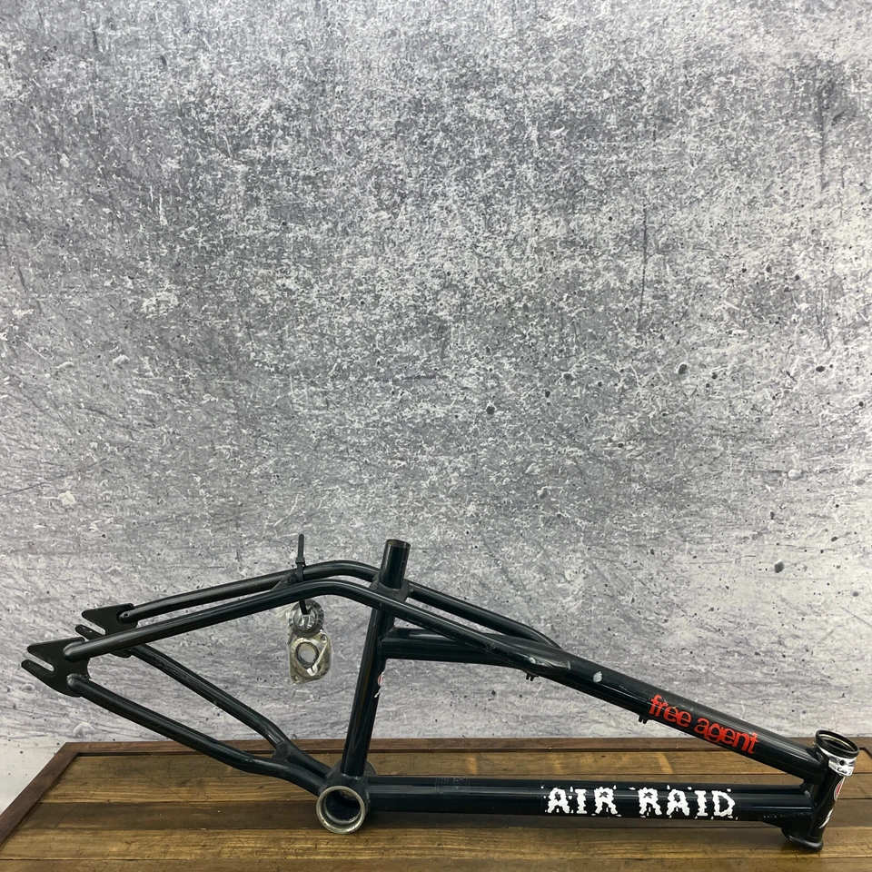 Cuadro BMX Free Agent Air Raid Old School BMX Freestyle Twin Top 20" 1997 años 90 Foto 4 de 4