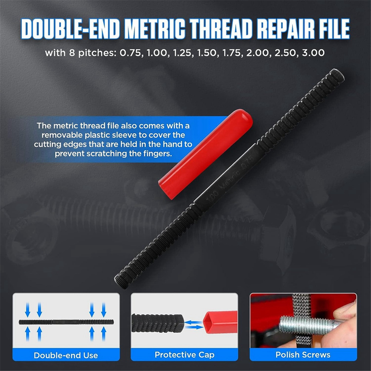 15Piece Screw Thread Repair Tool Tapping Thread Repair Set Screw