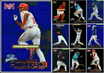 100++ FLEER BRILLIANTS 1999 MLB RC SINGLES ROOKIE BLUE SET LOT .. YOU PICK LIST