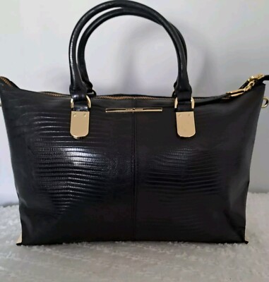 Jasper Conran New Designer Black Tote Handbag RRP £ 149 Buy