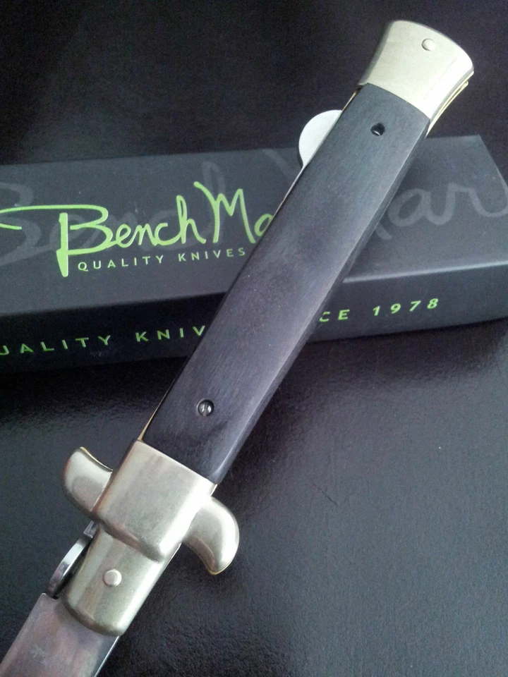 Large Bench Mark Stiletto - 10.75" Heavy Duty Lockback Folding Knife - NEW - Image 4 of 4