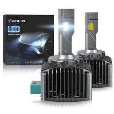 MOSTPLUS 90W 9000LM LED Headlight D3S D3R 6000K Replace HID Conversion Lamp