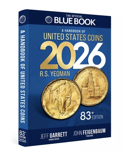 2026 Official Blue Book U.S. Coins 83rd Edition Paperback- Whitman *In Stock*