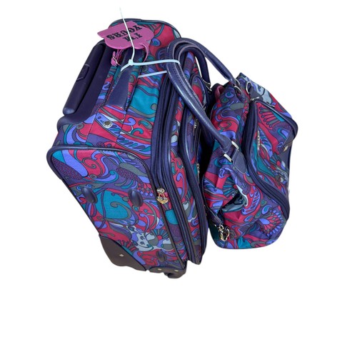 kathy van zeeland luggage 21” Rolling Spinner & 16” Carry On Bag Multicolor - Picture 2 of 24