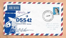 APOLLO 12 NOV 15,1969 DSS 42 CANBERRA AUST TRACKING  SPACE  COVER  NASA