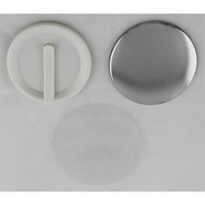2" 50mm Clip Button Parts Badge Maker DIY Pro Crafting Tool 100 Sets/Pack