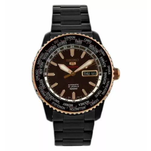 New Seiko SRP132K1 Sports Automatic Men's Watch 4r36-00h0 Time World SRP132