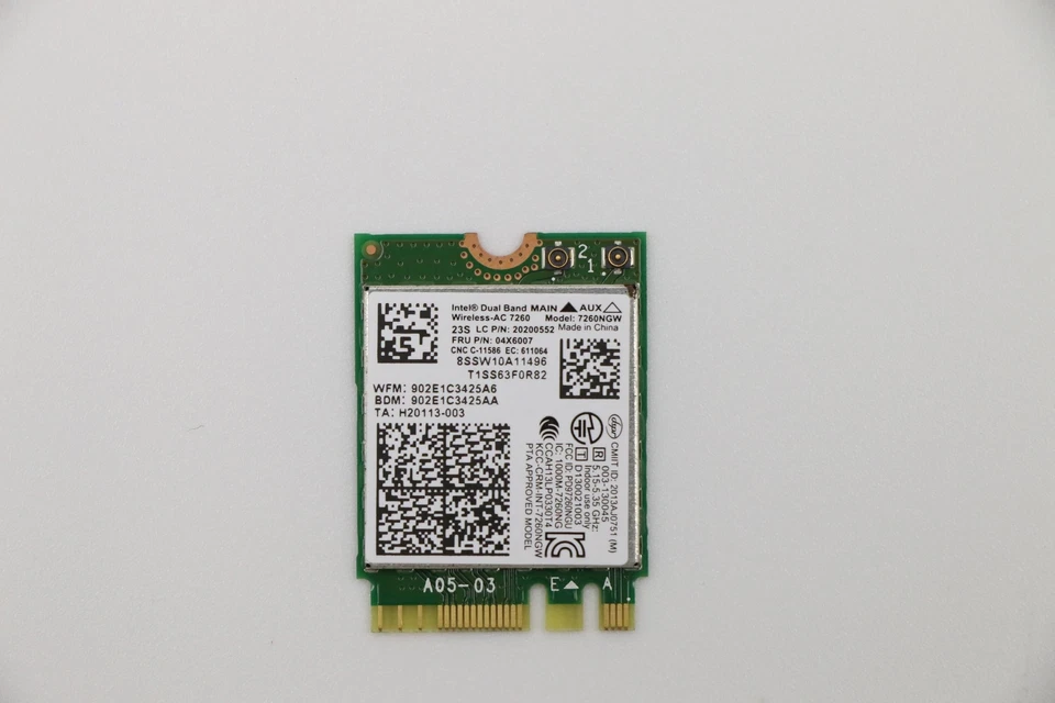 For Lenovo T440 T440S X240 Intel 7260NGW Wifi BT 4.0 NGFF Card 04X6007 04W3806 - Image 4 of 4