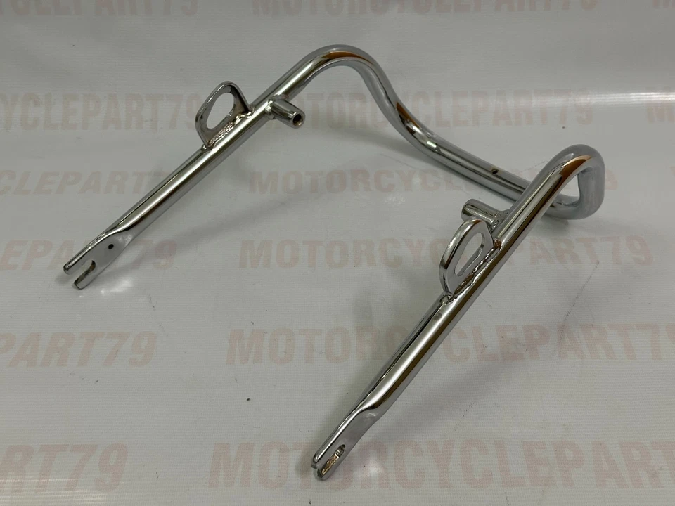 Yamaha XS 650 XS650 1974-1979 riel de agarre trasero cromado (2M0-21645-00-00). Foto 3 de 4