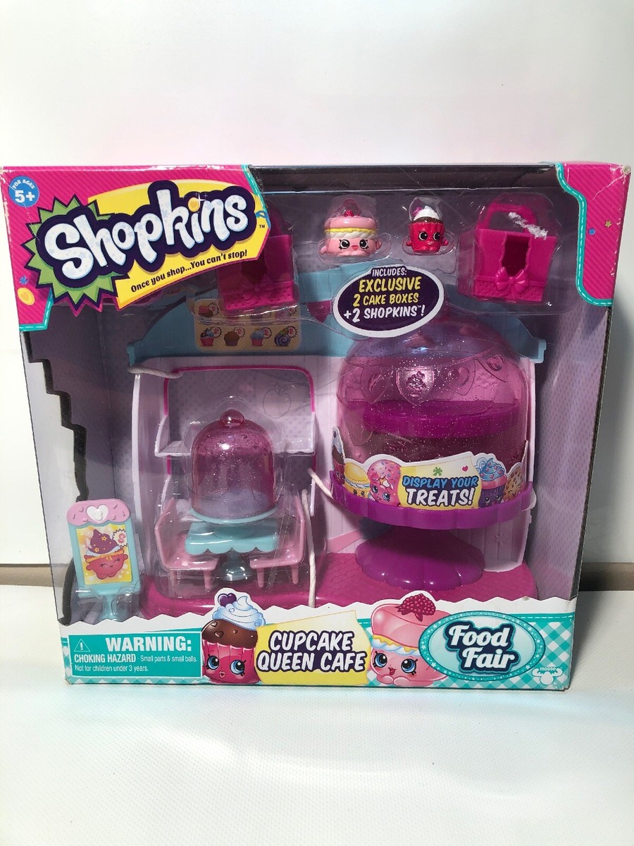 New Shopkins The Cupcake Queen Cafe Playset | eBay