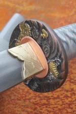 Japanese Handmade Dragon Ryuu 1095 Folded Steel Katana Samurai Sword Full Tang