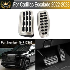 For 2022-2024 Cadillac Escalade Sport Stainless Steel Pedal Pads Cover 84712886