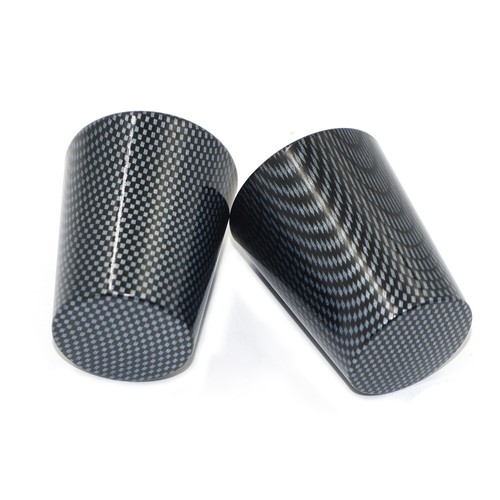 Handle Bar Ends 1Set Grip Ends Carbon Style Universal 8MM Screw Fit - Imagen 4 de 9