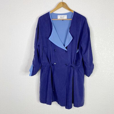 Ipekyol Basics Womens Size 6 Blue 100% Tencel Jacket