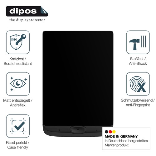 2x Screen Protector for PocketBook Pova 6 Neo 5G matte Flexible Glass 9H dipos - Picture 7 of 7