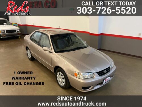 2001 Toyota Corolla LE 1 Owner only 133K warranty and free oil changes