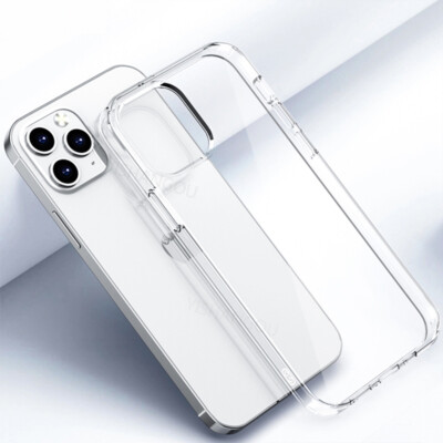 Clear Gel Silicone Soft Thin Case Cover For iPhone 15 14 13 12 Pro Max 11 XS 8 7