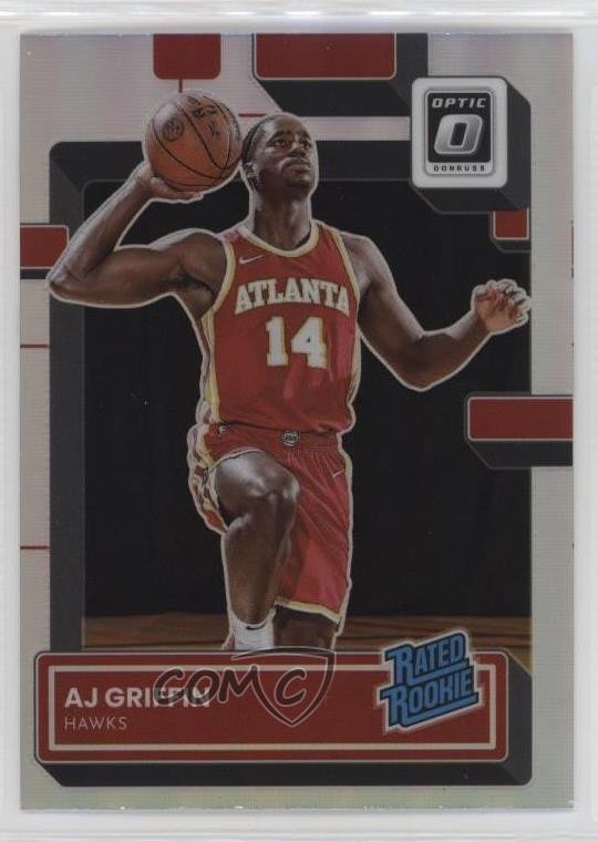 2022-23 Panini Donruss Optic Rated Holo Prizm AJ Griffin #204 Rookie RC 7rf