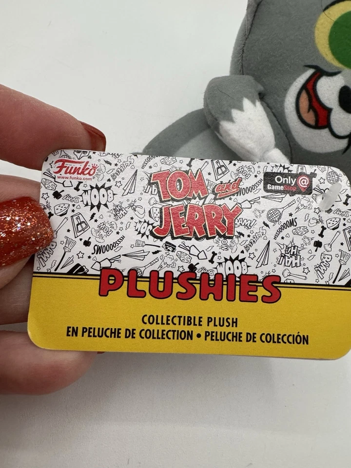 Funko Plushies 5” Tom Plush Tom & Jerry GameStop Exclusive Warner Bros 2018 NWT - Image 3 of 4