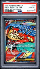 2025 POKEMON JAPANESE M2A-MEGA DREAM EX MEGA ATTACK RARE MEGA HAWLUCHA EX PSA 10