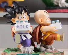 Dragon Ball 15.5cm Kid Goku Kuririn Milk Delivery PVC Figure Model Doll Toys
