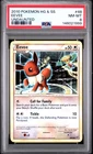 2010 POKEMON HEARTGOLD & SOULSILVER UNDAUNTED #48 EEVEE PSA 8