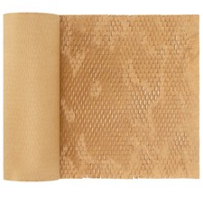 15 Inch x 328 Ft Honeycomb Packing Paper Wrap, Eco-Friendly Recyclable Honeyc...