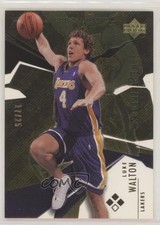 2003 Upper Deck Black Diamond Rookie Gems Gold 17/25 Triple Luke Walton #168 3c7