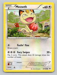 Meowth 67/108 Roaring Skies Common