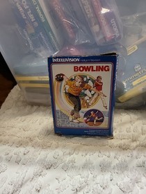 Intellivision game lot Auto Racing, Bowling, Boxing, Sharp Shot Complete Sets