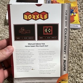 Team Pixelboy Boxxle Puzzle ColecoVision/Coleco Adam 2015 w/ Manual