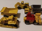 Vintage Lot Set Hot Wheels Matchbox Construction 5 Vehicles  1979 1981 1984