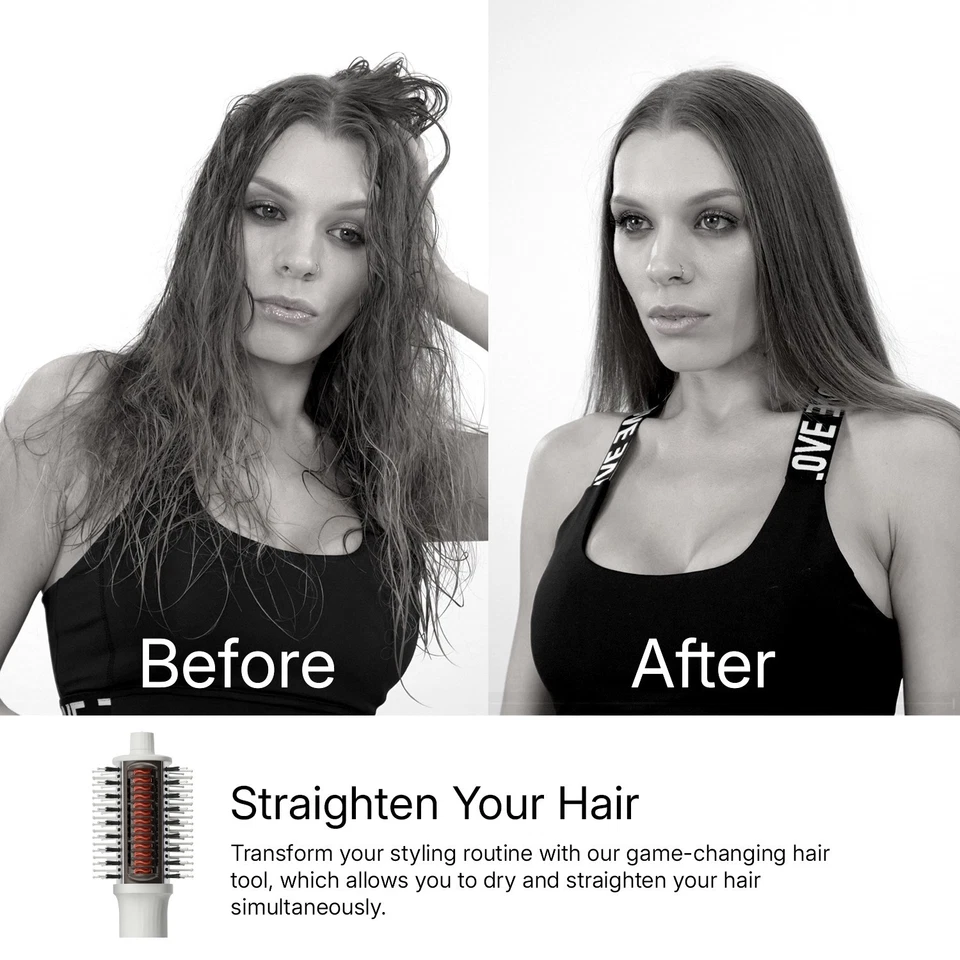 Secador de pelo ELLENA E1 + Herramienta de peinado de aire con cepillo para alisar - Todo tipo de cabello Foto 4 de 4