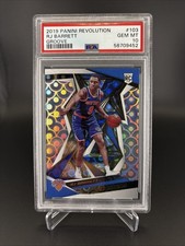 🦖 RJ Barrett 2019 Panini Revolution Groove Parallel Rookie PSA 10 #103 Raptors