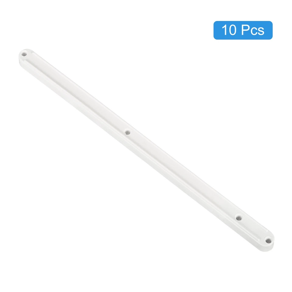 Schubladenführungen,10Stk,300mm Kunststoff,geriffelte Führungsschienen (weiß) - Bild 3 von 4