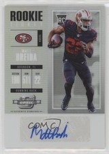 2017 Panini Contenders Optic Rookie Ticket Auto Matt Breida #189 Auto no9
