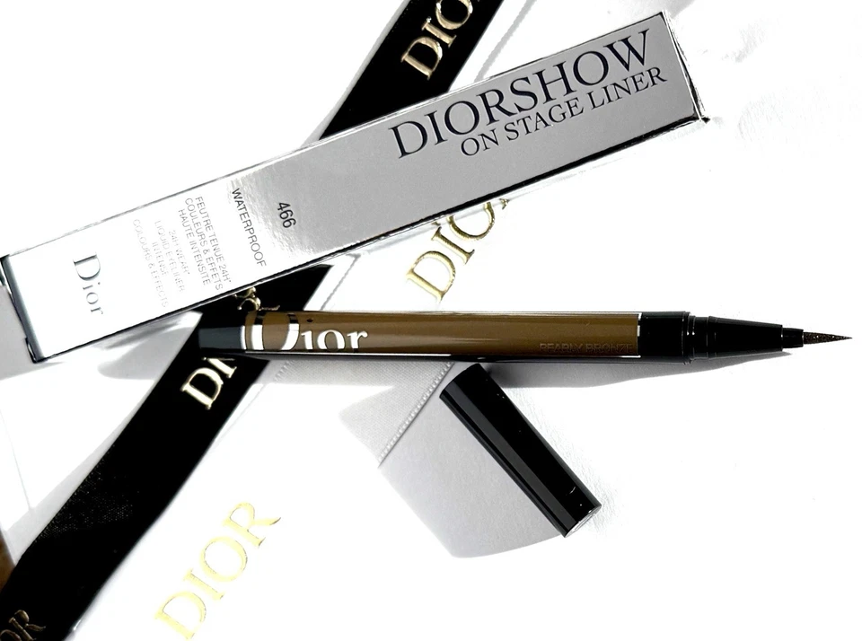 Dior Diorshow On Stage Liner Waterproof Liquid EyeLiner 466 Pearly Bronze - Image 3 of 3