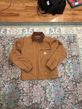 Carhartt Detriot Men?s Small Tan 013828-M Relaxed Fit Ducktail Removed  