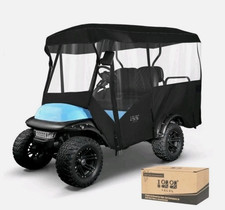 4 Passenger Golf Cart Enclosure - 86" Roof Fit Universal Golf Cart Cover For Yam