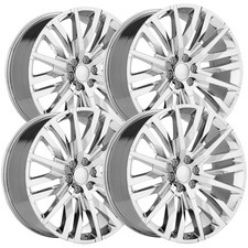 Set Of 4 Replica Fr97 Split-6 Spoke 22x9 6x5.5 28mm Chrome Wheels Rims