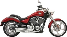 Bassani Pro-Street Turn Out Exhaust System Chrome #6V13D Victory