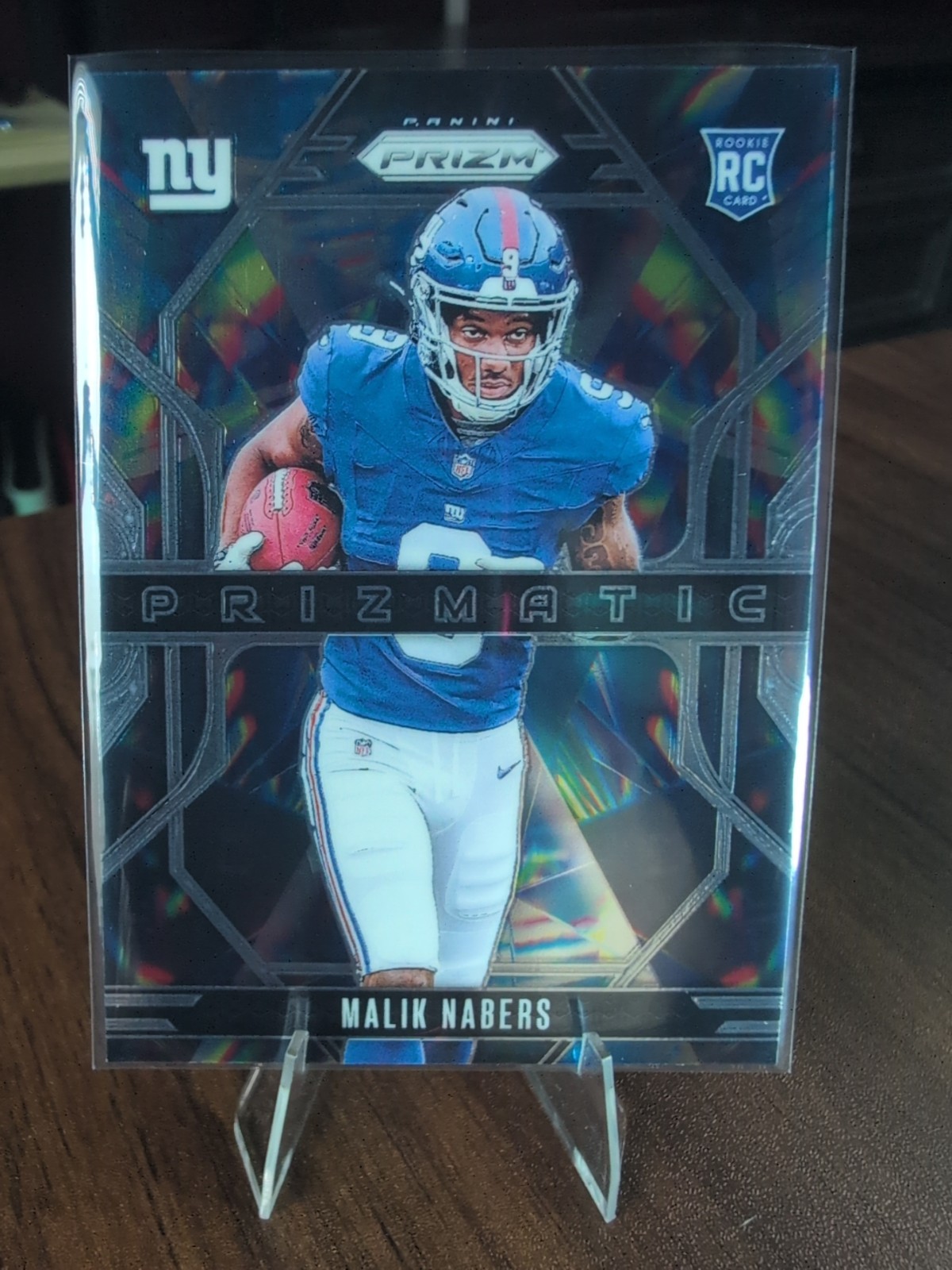 2024 Panini Prizm - Prizmatic Malik Nabers #13 Silver Prizm (RC)