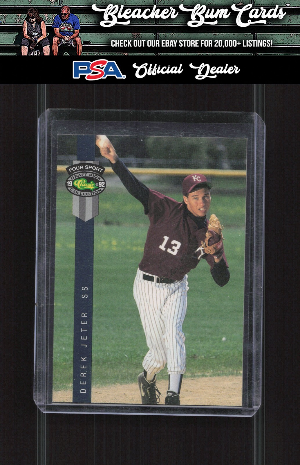 1992 Classic Four Sport 231 Derek Jeter