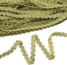 Rick Rack Trim Braid Lace Trim Embellishment Metallic Edge 20 Yards Braid Lace T