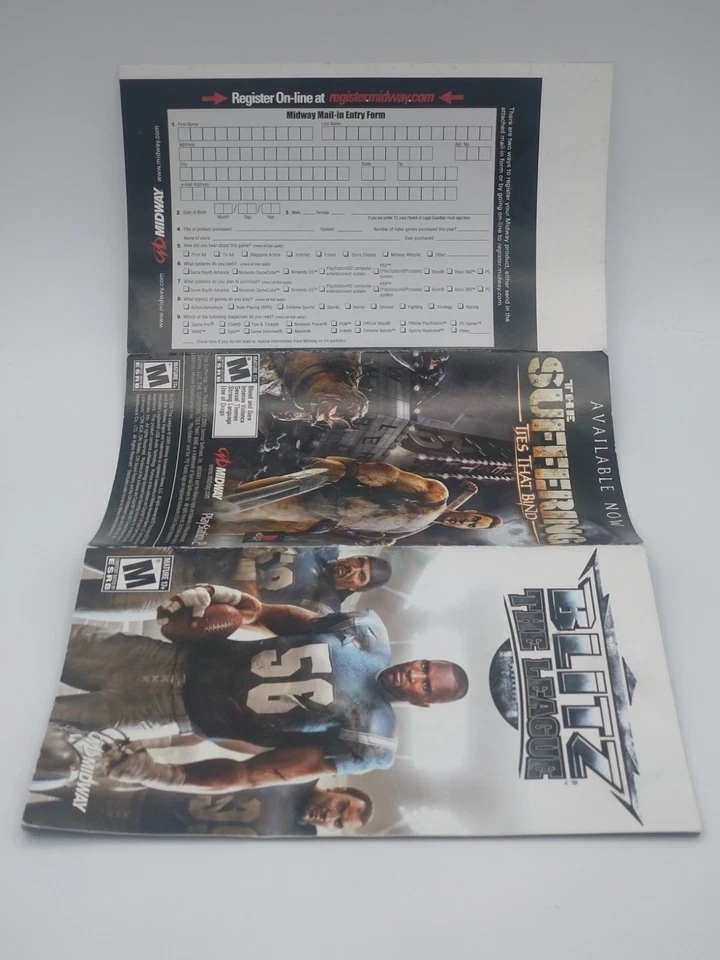 Blitz: The League Sony PlayStation 2, 2005 PS2 CIB With Reg Card - Image 3 of 3