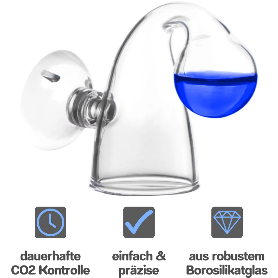 CO2 Dauertest Aquarium CO2 Test Testflüssigkeit Indikator Tester Langzeittest - Bild 3 von 4