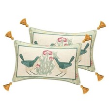 Designer Pack of Rectangle Throw Pillow 20" x 12" Pack of 2 2 Cecilia E